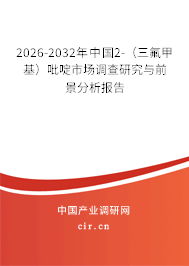 2026-2032年中國2-(三氟甲基)吡啶市場調(diào)查研究與前景分析報告 2026-2032年中國2-(三氟甲基)吡啶市場調(diào)查研究與前景分析報告
