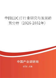 中國EDC燈行業(yè)研究與發(fā)展趨勢分析(2026-2032年) 中國EDC燈行業(yè)研究與發(fā)展趨勢分析(2026-2032年)