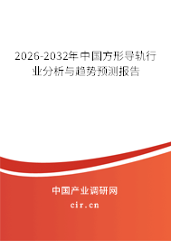 2025-2031年中國(guó)方形導(dǎo)軌行業(yè)分析與趨勢(shì)預(yù)測(cè)報(bào)告