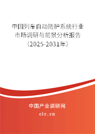 中國列車自動防護系統(tǒng)行業(yè)市場調研與前景分析報告（2025-2031年）