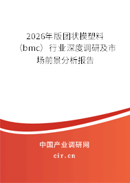 2026年版團(tuán)狀模塑料（bmc）行業(yè)深度調(diào)研及市場前景分析報(bào)告