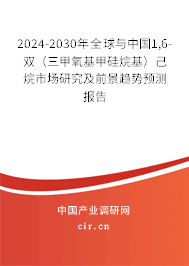 2024-2030年全球與中國1,6-雙（三甲氧基甲硅烷基）己烷市場研究及前景趨勢預(yù)測報告