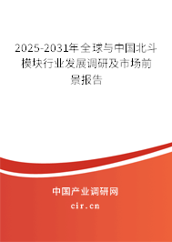 2025-2031年全球與中國(guó)北斗模塊行業(yè)發(fā)展調(diào)研及市場(chǎng)前景報(bào)告