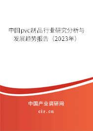 中國pvc制品行業(yè)研究分析與發(fā)展趨勢報告（2023年）