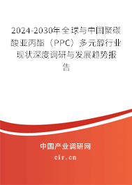 2024-2030年全球與中國聚碳酸亞丙酯（PPC）多元醇行業(yè)現(xiàn)狀深度調(diào)研與發(fā)展趨勢報(bào)告