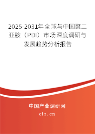 2025-2031年全球與中國聚二亞胺(PDI)市場深度調研與發(fā)展趨勢分析報告 2025-2031年全球與中國聚二亞胺(PDI)市場深度調研與發(fā)展趨勢分析報告