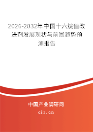 2026-2032年中國十六烷值改進劑發(fā)展現狀與前景趨勢預測報告