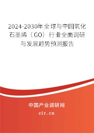 2024-2030年全球與中國氧化石墨烯（GO）行業(yè)全面調(diào)研與發(fā)展趨勢預(yù)測報告