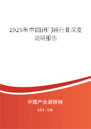 2025年中國(guó)閉門(mén)器行業(yè)深度調(diào)研報(bào)告