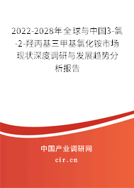 2022-2028年全球與中國(guó)3-氯-2-羥丙基三甲基氯化銨市場(chǎng)現(xiàn)狀深度調(diào)研與發(fā)展趨勢(shì)分析報(bào)告