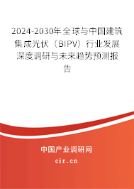 2024-2030年全球與中國(guó)建筑集成光伏（BIPV）行業(yè)發(fā)展深度調(diào)研與未來(lái)趨勢(shì)預(yù)測(cè)報(bào)告