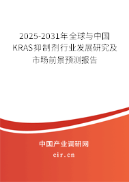 2025-2031年全球與中國(guó)KRAS抑制劑行業(yè)發(fā)展研究及市場(chǎng)前景預(yù)測(cè)報(bào)告