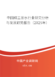 中國精工墨水行業(yè)研究分析與發(fā)展趨勢報告(2025年) 中國精工墨水行業(yè)研究分析與發(fā)展趨勢報告(2025年)