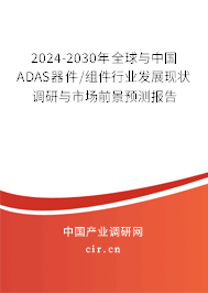 2024-2030年全球與中國ADAS器件/組件行業(yè)發(fā)展現(xiàn)狀調(diào)研與市場前景預(yù)測報(bào)告 2024-2030年全球與中國ADAS器件/組件行業(yè)發(fā)展現(xiàn)狀調(diào)研與市場前景預(yù)測報(bào)告
