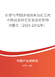 全球與中國多域融合SoC芯片市場調(diào)查研究及發(fā)展前景預測報告（2025-2031年）