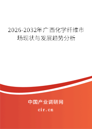 2026-2032年廣西化學(xué)纖維市場(chǎng)現(xiàn)狀與發(fā)展趨勢(shì)分析