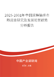 2025-2031年中國(guó)滾珠軸承市場(chǎng)調(diào)查研究及發(fā)展前景趨勢(shì)分析報(bào)告 2025-2031年中國(guó)滾珠軸承市場(chǎng)調(diào)查研究及發(fā)展前景趨勢(shì)分析報(bào)告