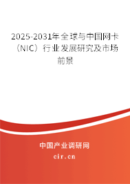 2025-2031年全球與中國網卡（NIC）行業(yè)發(fā)展研究及市場前景