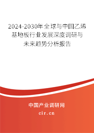 2024-2030年全球與中國乙烯基地板行業(yè)發(fā)展深度調研與未來趨勢分析報告