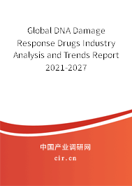 Global DNA Damage Response Drugs Industry Analysis and Trends Report 2021-2027 Global DNA Damage Response Drugs Industry Analysis and Trends Report 2021-2027