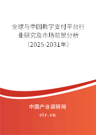全球與中國數字支付平臺行業(yè)研究及市場前景分析（2025-2031年）