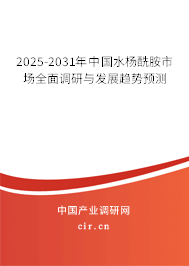 2025-2031年中國(guó)水楊酰胺市場(chǎng)全面調(diào)研與發(fā)展趨勢(shì)預(yù)測(cè)