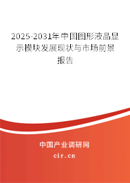 2025-2031年中國圖形液晶顯示模塊發(fā)展現(xiàn)狀與市場前景報告