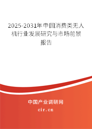 2025-2031年中國消費類無人機行業(yè)發(fā)展研究與市場前景報告 2025-2031年中國消費類無人機行業(yè)發(fā)展研究與市場前景報告