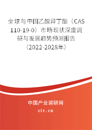 全球與中國乙酸異丁酯（CAS 110-19-0）市場現(xiàn)狀深度調(diào)研與發(fā)展趨勢預(yù)測報(bào)告（2022-2028年）
