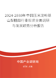 2024-2030年中國(guó)玉米淀粉基山梨糖醇行業(yè)現(xiàn)狀全面調(diào)研與發(fā)展趨勢(shì)分析報(bào)告