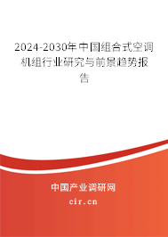2024-2030年中國組合式空調(diào)機組行業(yè)研究與前景趨勢報告