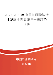 2025-2031年中國(guó)氟硼酸鈉行業(yè)發(fā)展全面調(diào)研與未來(lái)趨勢(shì)報(bào)告 2025-2031年中國(guó)氟硼酸鈉行業(yè)發(fā)展全面調(diào)研與未來(lái)趨勢(shì)報(bào)告