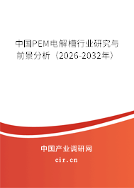 中國PEM電解槽行業(yè)研究與前景分析(2026-2032年) 中國PEM電解槽行業(yè)研究與前景分析(2026-2032年)
