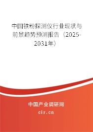 中國鐵粉探測儀行業(yè)現(xiàn)狀與前景趨勢預測報告（2025-2031年）