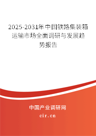 2025-2031年中國(guó)鐵路集裝箱運(yùn)輸市場(chǎng)全面調(diào)研與發(fā)展趨勢(shì)報(bào)告