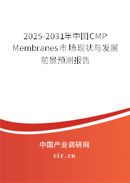 2025-2031年中國(guó)CMP Membranes市場(chǎng)現(xiàn)狀與發(fā)展前景預(yù)測(cè)報(bào)告