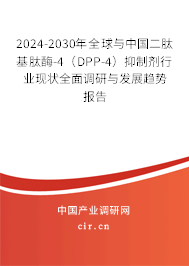 2024-2030年全球與中國二肽基肽酶-4（DPP-4）抑制劑行業(yè)現(xiàn)狀全面調(diào)研與發(fā)展趨勢報告