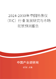 2024-2030年中國熱像儀(TIC)行業(yè)發(fā)展研究與市場前景預(yù)測報告 2024-2030年中國熱像儀(TIC)行業(yè)發(fā)展研究與市場前景預(yù)測報告