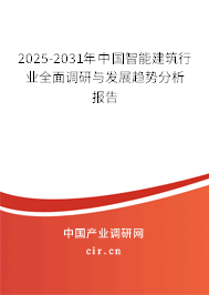 2025-2031年中國(guó)智能建筑行業(yè)全面調(diào)研與發(fā)展趨勢(shì)分析報(bào)告 2025-2031年中國(guó)智能建筑行業(yè)全面調(diào)研與發(fā)展趨勢(shì)分析報(bào)告