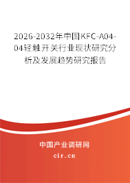 2026-2032年中國(guó)KFC-A04-04輕觸開(kāi)關(guān)行業(yè)現(xiàn)狀研究分析及發(fā)展趨勢(shì)研究報(bào)告