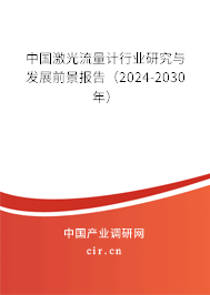中國激光流量計行業(yè)研究與發(fā)展前景報告（2024-2030年）