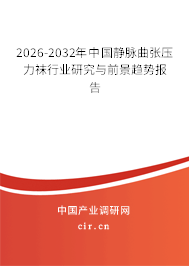 2026-2032年中國靜脈曲張壓力襪行業(yè)研究與前景趨勢報告
