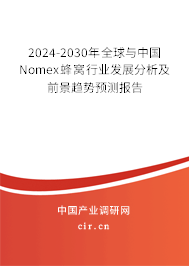 2024-2030年全球與中國(guó)Nomex蜂窩行業(yè)發(fā)展分析及前景趨勢(shì)預(yù)測(cè)報(bào)告