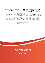 2025-2031年中國(guó)虛擬現(xiàn)實(shí)（VR）與增強(qiáng)現(xiàn)實(shí)（AR）感知交互行業(yè)研究分析與前景趨勢(shì)報(bào)告