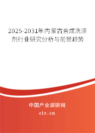 2025-2031年內(nèi)蒙古合成洗滌劑行業(yè)研究分析與前景趨勢 2025-2031年內(nèi)蒙古合成洗滌劑行業(yè)研究分析與前景趨勢