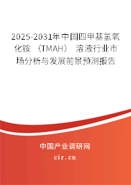 2025-2031年中國四甲基氫氧化銨 （TMAH） 溶液行業(yè)市場分析與發(fā)展前景預(yù)測報(bào)告