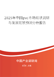 2025年中國pvc市場(chǎng)現(xiàn)狀調(diào)研與發(fā)展前景預(yù)測(cè)分析報(bào)告