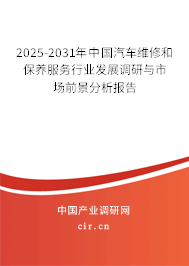 2025-2031年中國汽車維修和保養(yǎng)服務(wù)行業(yè)發(fā)展調(diào)研與市場前景分析報告 2025-2031年中國汽車維修和保養(yǎng)服務(wù)行業(yè)發(fā)展調(diào)研與市場前景分析報告