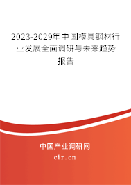2023-2029年中國模具鋼材行業(yè)發(fā)展全面調(diào)研與未來趨勢報(bào)告 2023-2029年中國模具鋼材行業(yè)發(fā)展全面調(diào)研與未來趨勢報(bào)告