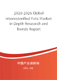 2020-2026 Global Interesterified Fats Market In-Depth Research and Trends Report 2020-2026 Global Interesterified Fats Market In-Depth Research and Trends Report